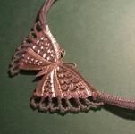 Necklace with butterfly