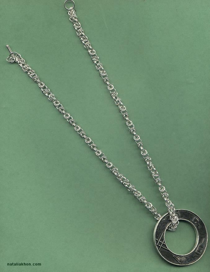 Olympic ring necklace