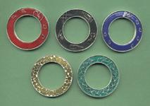 Olympic rings pendants