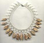 Beaded  necklace with shells